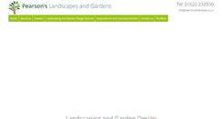 Desktop Screenshot of pearsonslandscapes.co.uk