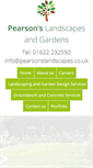 Mobile Screenshot of pearsonslandscapes.co.uk