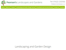 Tablet Screenshot of pearsonslandscapes.co.uk